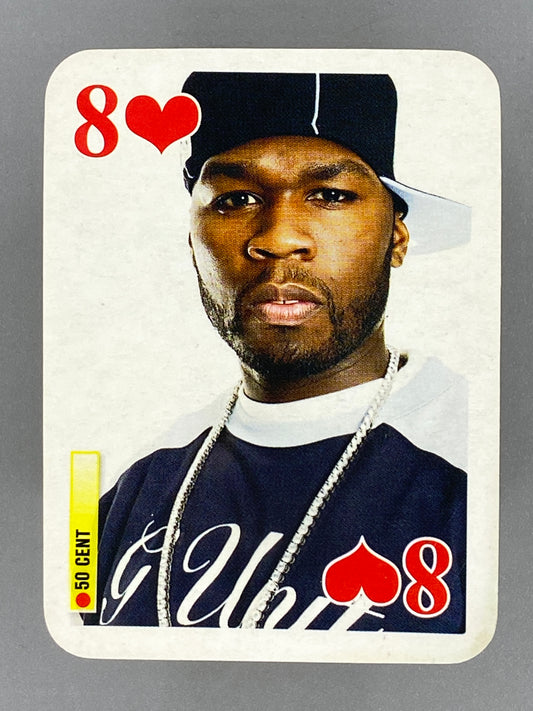 2007 Bravo Star Cards 50 Cent 8 of Hearts Brifcor *READ* (Romania) (Music)