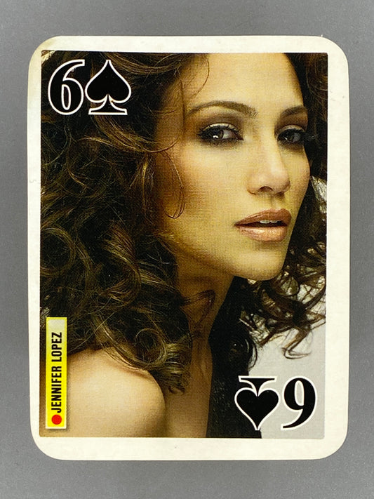 2007 Bravo Star Cards Jennifer Lopez 6 of Spades Brifcor *READ* (Romania) (Music)