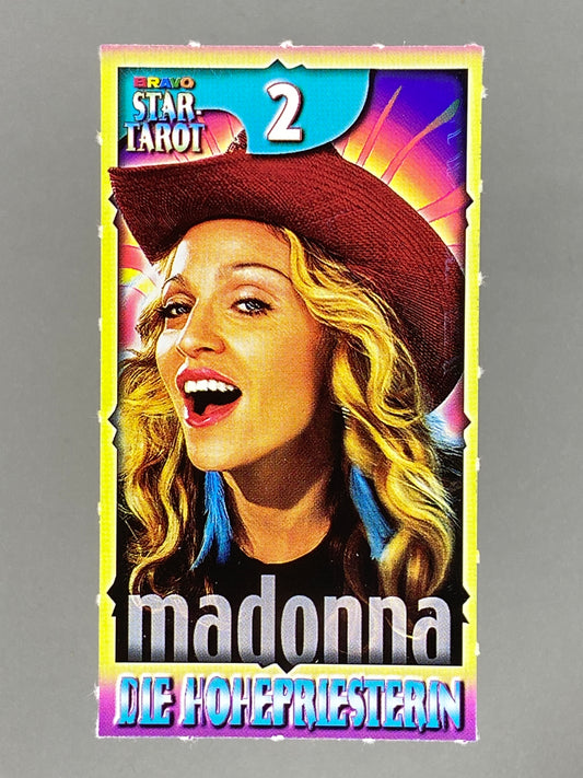 2000 Bravo Star Tarot #2 Madonna Nr. 52 (Germany) (Music)