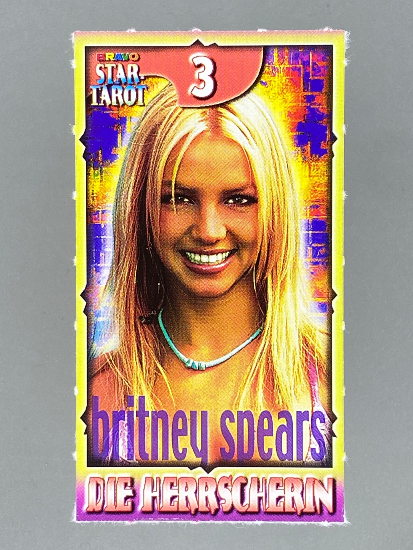 2000 Bravo Star Tarot #3 Britney Spears Nr. 52 (Germany) (Music)