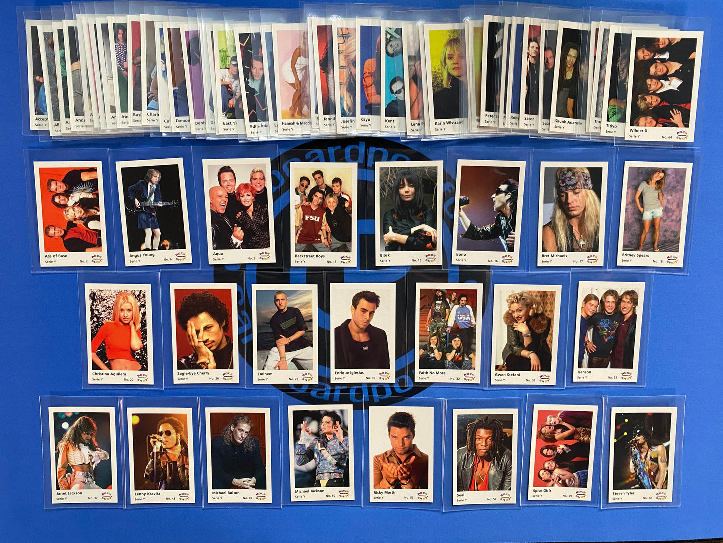 2019 Premium RockShot Serie Y Andra Filmserier Complete 64 Card Set