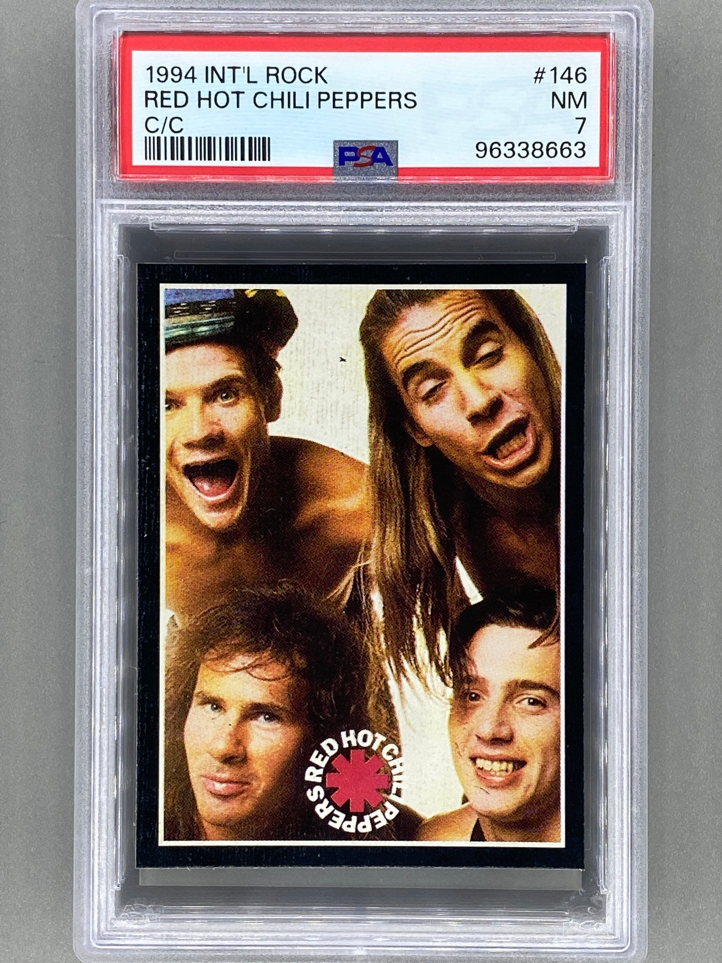 1994 Ultra Figus #146 Red Hot Chili Peppers Intl Rock Cards PSA 7 Pop 3 (Music)