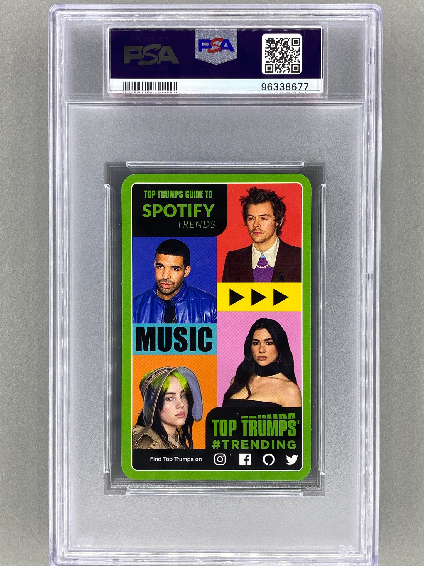 2022 Top Trumps Olivia Rodrigo Guide to Spotify Trends PSA 9 - Pop 8 (Music)