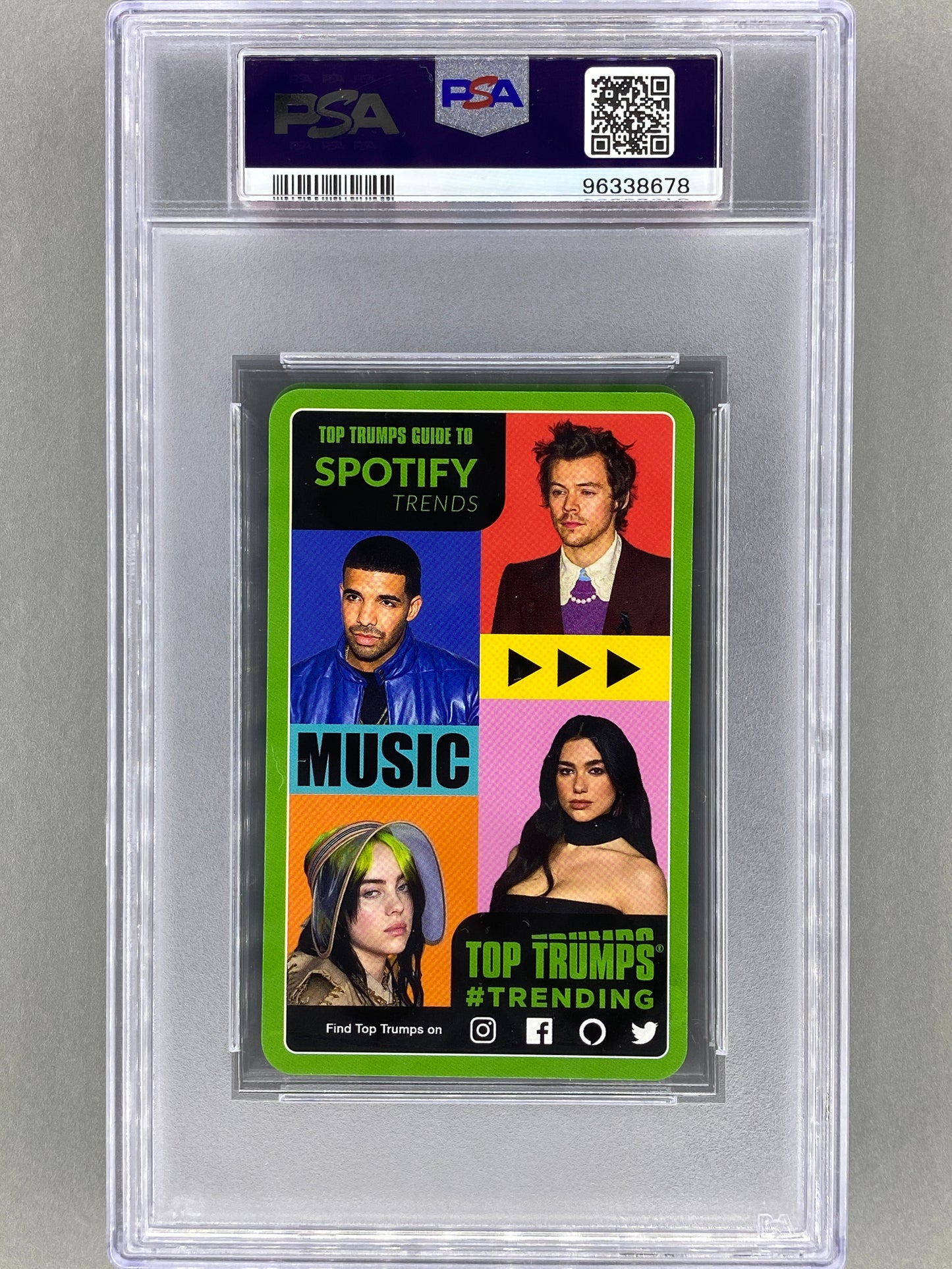 2022 Top Trumps Olivia Rodrigo Guide to Spotify Trends PSA 8 - Pop 7 (Music)