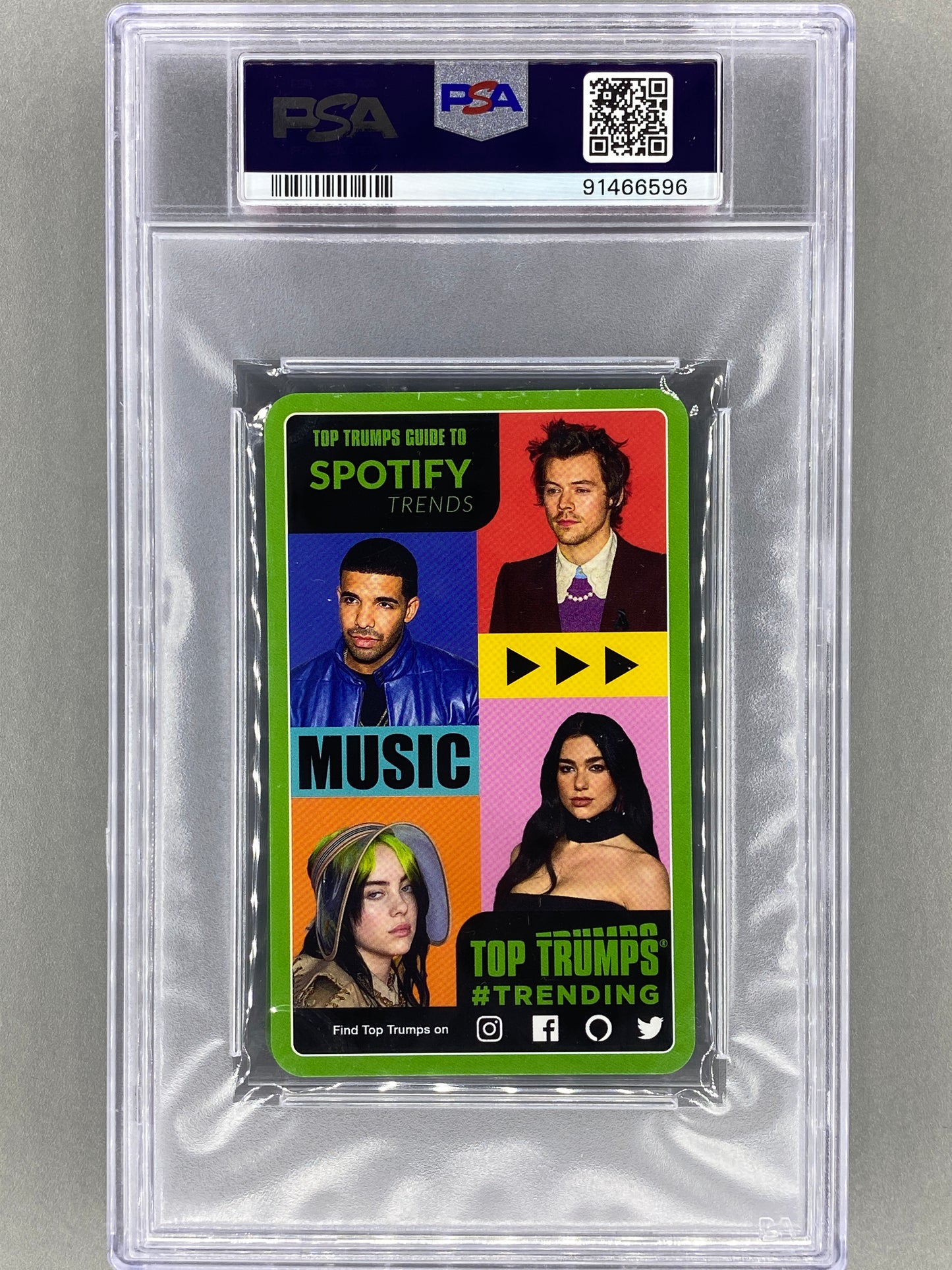 2022 Top Trumps Dua Lipa Guide to Spotify Trends PSA 9 - Pop 1 (Music)