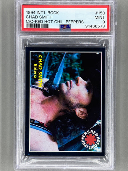1994 Ultra Figus #150 Chad Smith Intl Rock Cards RHCP PSA 9 Pop 1 (Music)