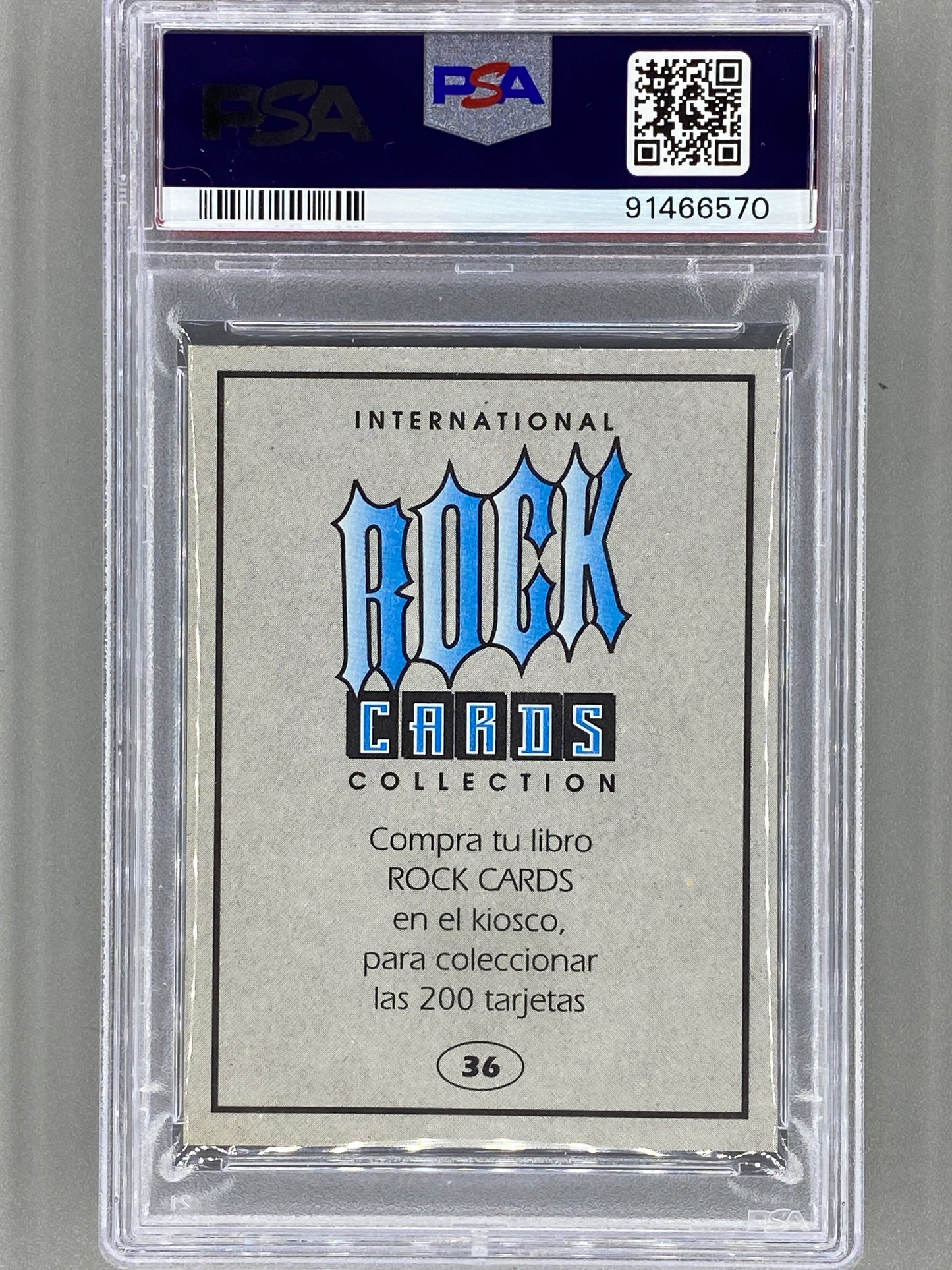 1994 Ultra Figus #36 KISS Intl Rock Cards PSA 9 Pop 1 (Music)