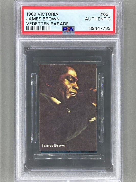 1969 Victoria #621 James Brown Vedetten Parade PSA Authentic Pop 1 (Music) READ