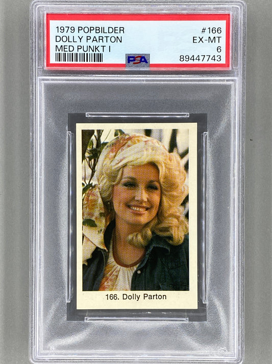 1979 Popbilder #166 Dolly Parton Med Punkt I PSA 6 Pop 6 (Music) (Copy)