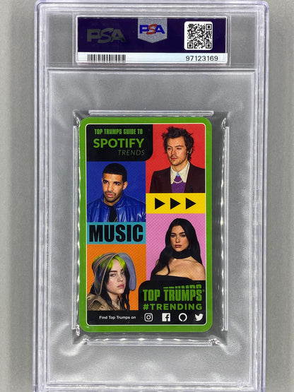2022 Top Trumps Billie Eilish Guide to Spotify Trends PSA 9 - Pop 4 (Music)
