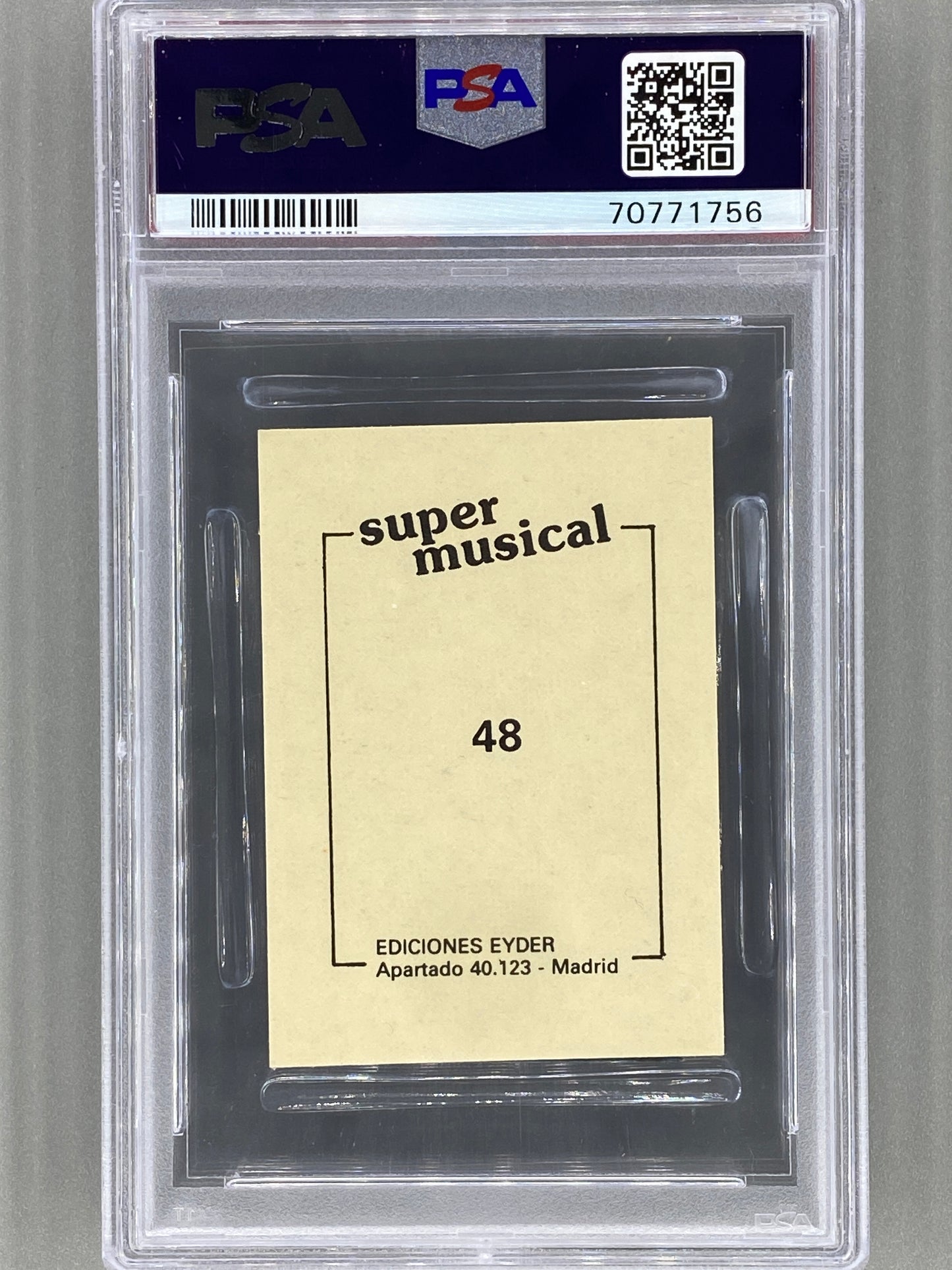 1984 Ediciones Eyder #48 Motorhead Super Musical PSA 6 - Pop 4 (Music)