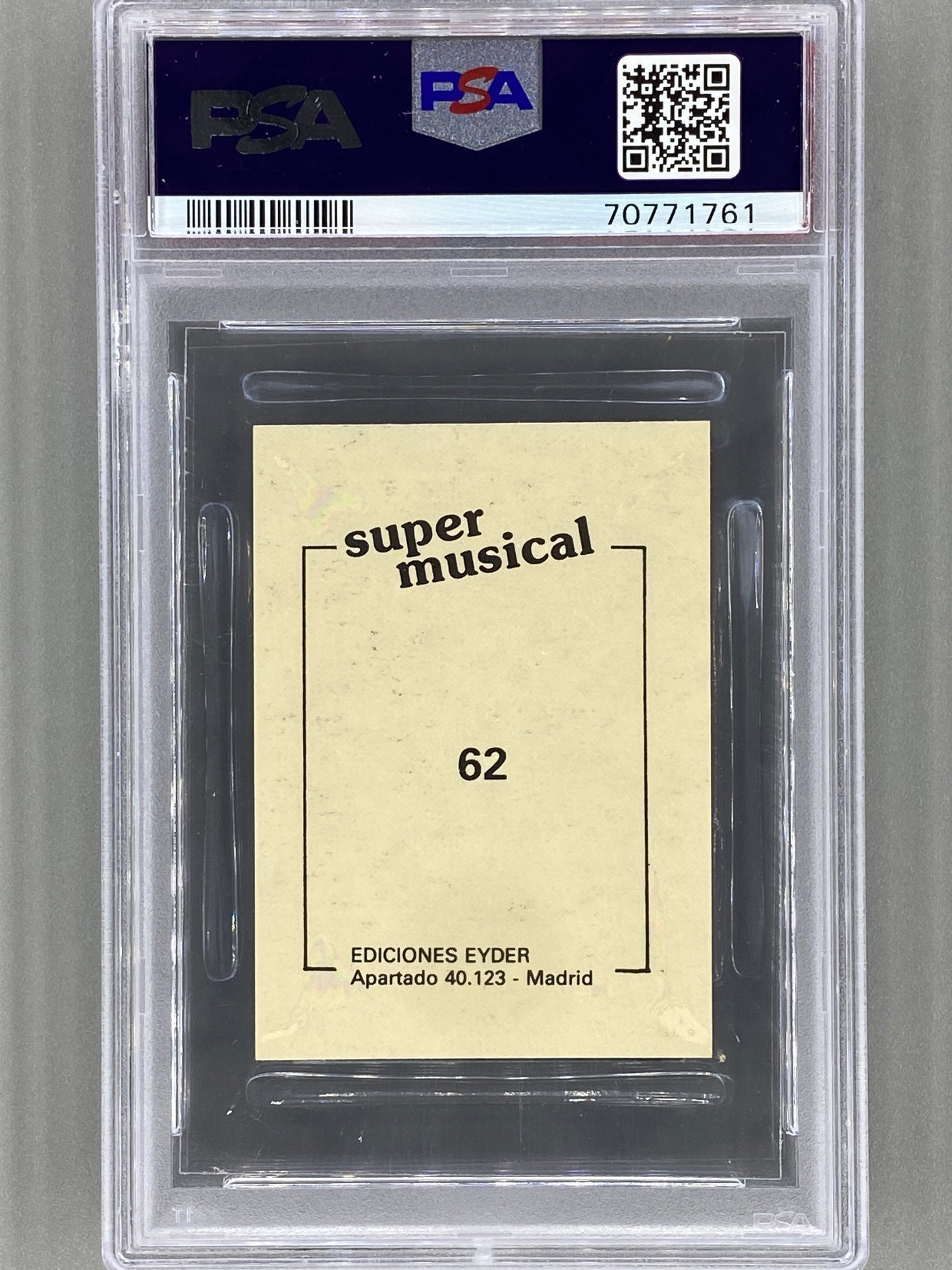 1984 Ediciones Eyder #62 Def Leppard Super Musical PSA 4 - Pop 1 (Music)