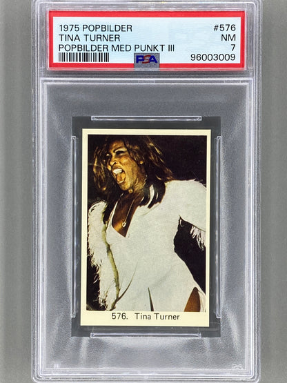 1975 Popbilder #576 Tina Turner Med Punkt III PSA 7 Pop 1 (Music)