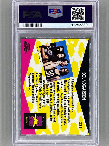 1991 Proset Superstars #238 Soundgarden Musicards PSA 8.5 Pop 1 (Music)