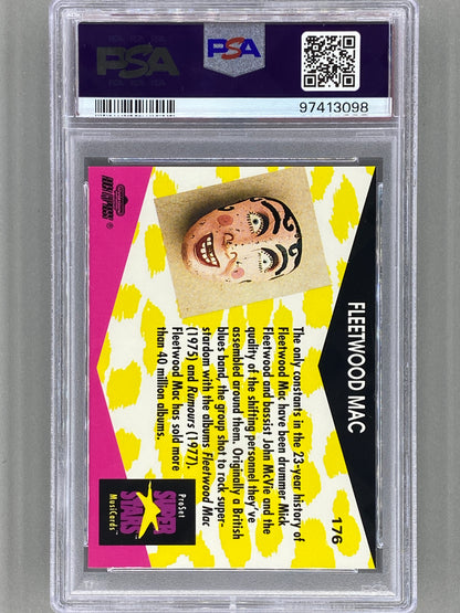 1991 Proset Superstars #176 Fleetwood Mac Musicards PSA 8 Pop 12 (Music)
