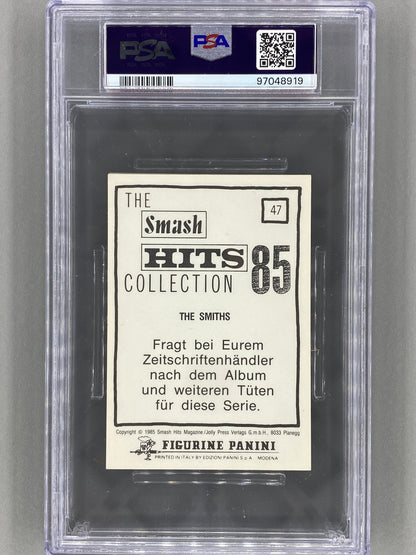 1985 Panini #47 The Smiths (German) Smash Hits Collection PSA 6 Pop 1 (Music)