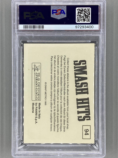 1995 Panini #94 Nirvana Smash Hits Stickers PSA 5 (Music)
