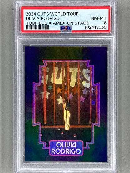 2024 Guts World Tour Olivia Rodrigo Tour Bus X Amex-On Stage PSA 8 Pop 1 (Music)