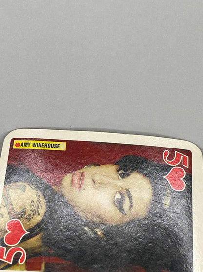 2007 Bravo Star Cards Amy Winehouse 5 of Hearts Brifcor (Romania) (Music)