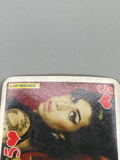 2007 Bravo Star Cards Amy Winehouse 5 of Hearts Brifcor (Romania) (Music)