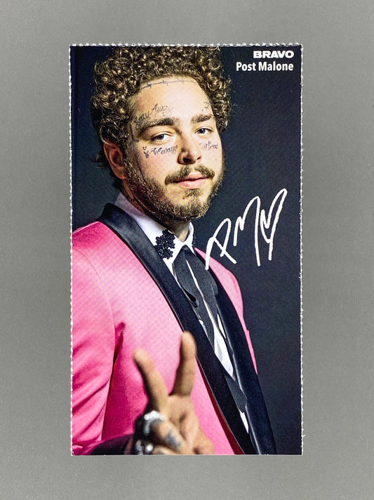 2019 Bravo Post Malone / Ariana Grande Autogramm Karten (Germany) (Music)