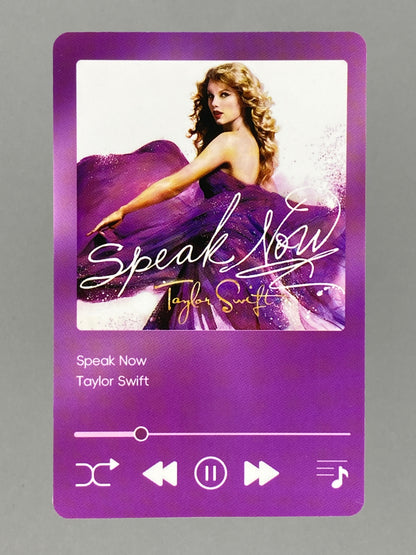 2024 UMG China Taylor Swift Speak Now Promo Card (Music)