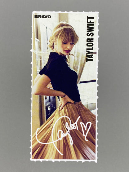 2014 Bravo Taylor Swift / Ellie Goulding Karta s Avtograf (Bulgaria) (Music)