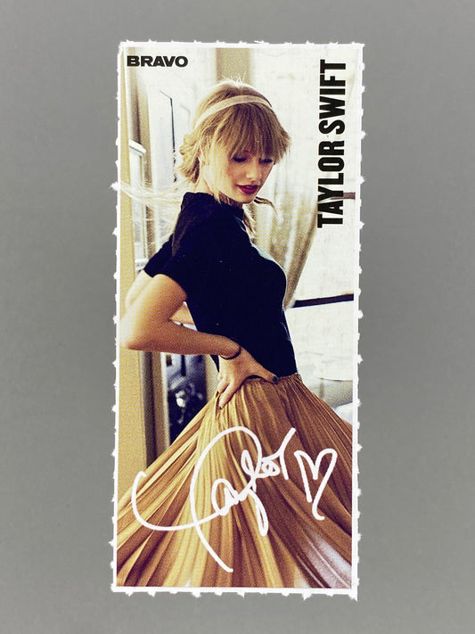 2014 Bravo Taylor Swift / Ellie Goulding Karta s Avtograf (Bulgaria) (Music)