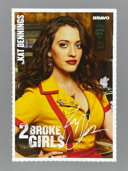 2013 Bravo Taylor Swift / Kat Dennings Karta s Avtograf (Bulgaria) (Music)