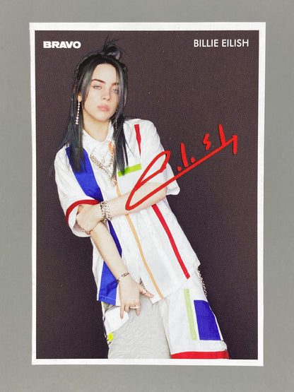 2019 Bravo Billie Eilish / Dove Cameron Karta s Avtograf (Bulgaria) (Music)