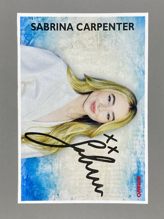 2021 Bravo Sabrina Carpenter/ Ava Max Karta s Avtograf (Bulgaria) (Music)