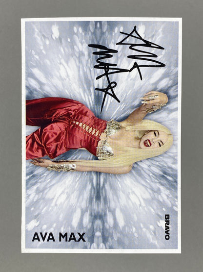 2021 Bravo Sabrina Carpenter/ Ava Max Karta s Avtograf (Bulgaria) (Music)