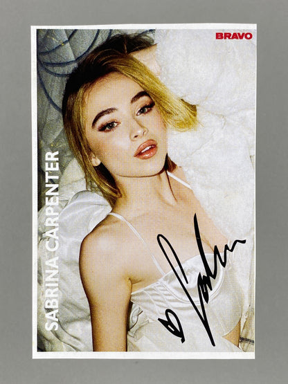 2021 Bravo Sabrina Carpenter/ Zayn Malik Karta s Avtograf (Bulgaria) (Music)