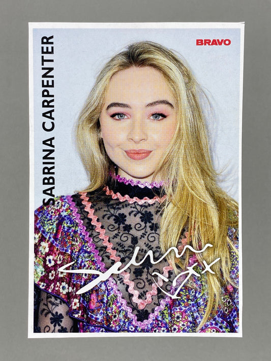 2017 Bravo Sabrina Carpenter/ Izabel Karta s Avtograf (Bulgaria) (Music)