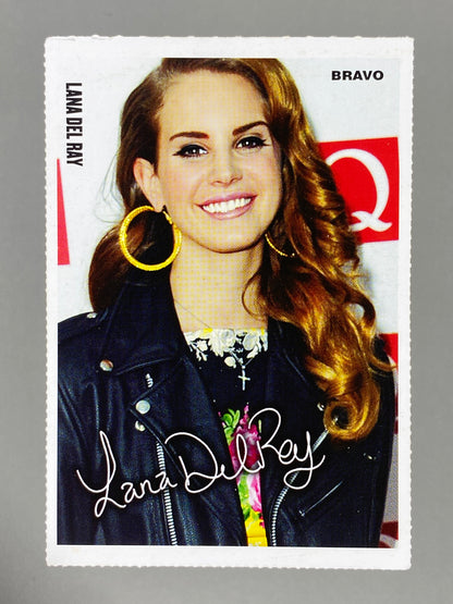 2013 Bravo Lana Del Ray / Ariana Grande Karta s Avtograf (Bulgaria) (Music)