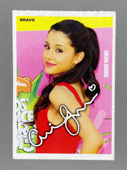 2013 Bravo Lana Del Ray / Ariana Grande Karta s Avtograf (Bulgaria) (Music)