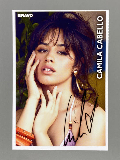 2018 Bravo Camila Cabello / Peyton List Karta s Avtograf (Bulgaria) (Music)