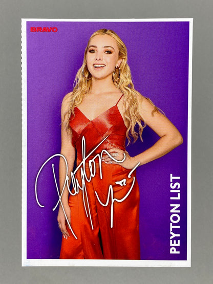 2018 Bravo Camila Cabello / Peyton List Karta s Avtograf (Bulgaria) (Music)