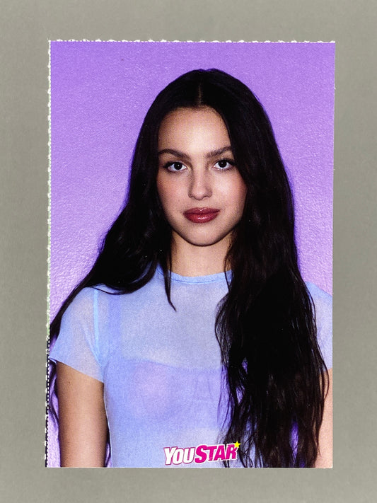 2024 YouStar Olivia Rodrigo Carte de relevé Statement Card (France) (Music)
