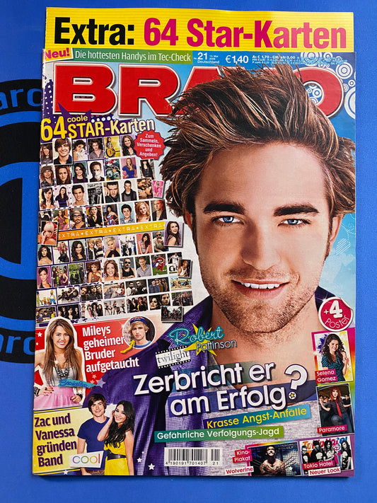 2009 Bravo Nr 21 Magazine Taylor Swift - w/ Complete 64 Card Insert Lot (Germany) (Music)