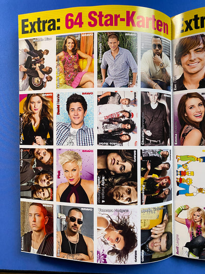 2009 Bravo Nr 21 Magazine Taylor Swift - w/ Complete 64 Card Insert Lot (Germany) (Music)