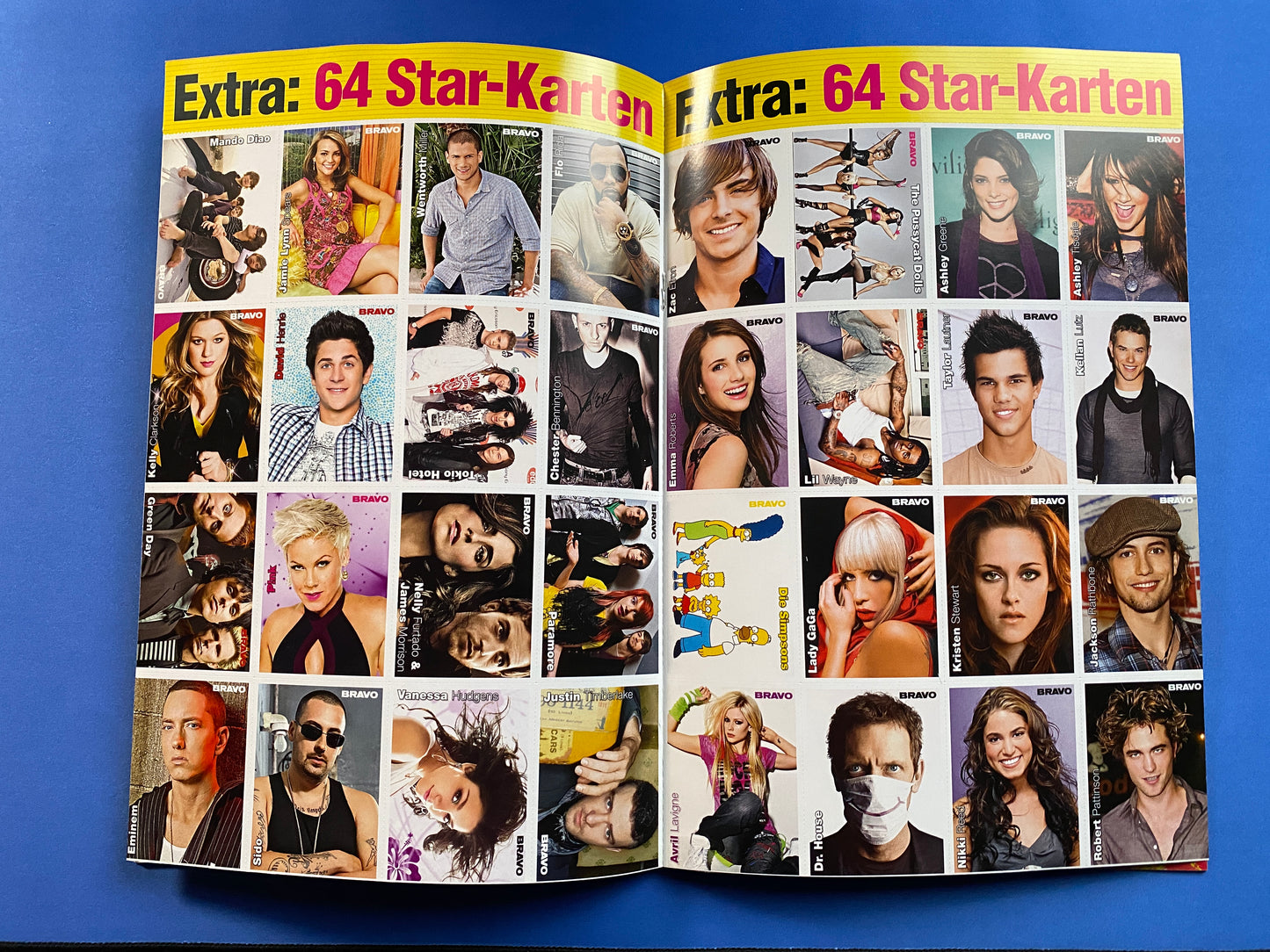 2009 Bravo Nr 21 Magazine Taylor Swift - w/ Complete 64 Card Insert Lot (Germany) (Music)