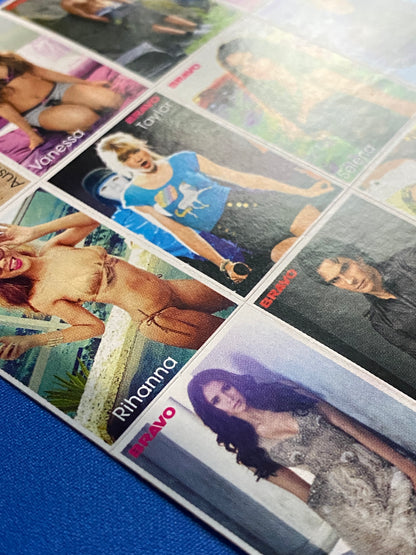 2013 Bravo Magazine Taylor Swift Featured Sticker Sheet Hand Cut (Germany) (Music)