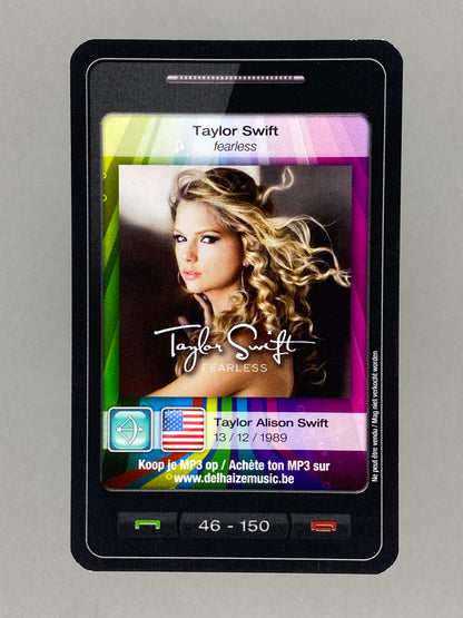 2011 Delhaize #46 Taylor Swift Fearless Star & Tunes (Belgium) (Music)