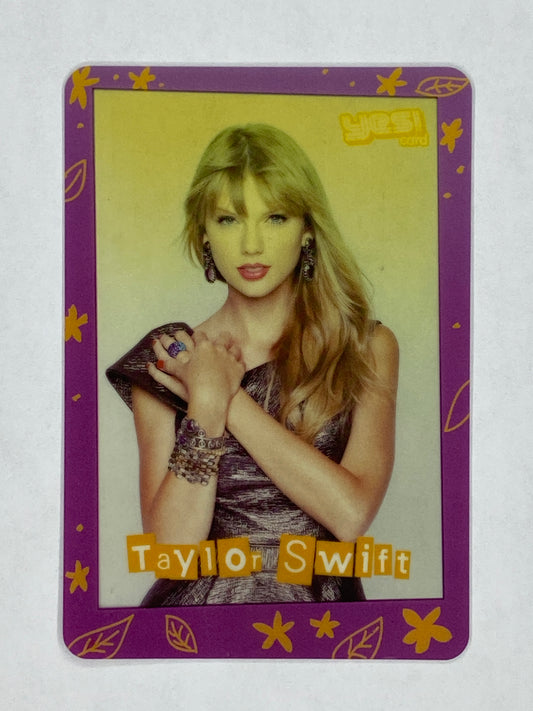 c 2012-2014 Yes! Card #10690SL Taylor Swift Transparent Hong Kong (Music)
