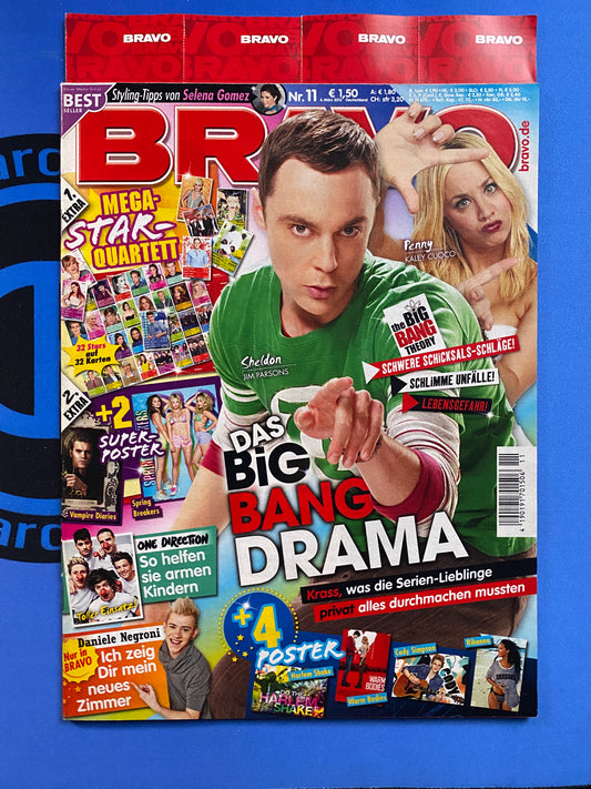 2013 Bravo Nr 11 Magazine Taylor Swift - w/ Complete 32 Card Insert Lot (Germany) (Music)