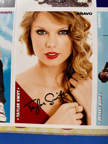 2011 Bravo Nr 07 Magazine Taylor Swift - w/ Complete 32 Card Insert Lot (Germany) (Music)