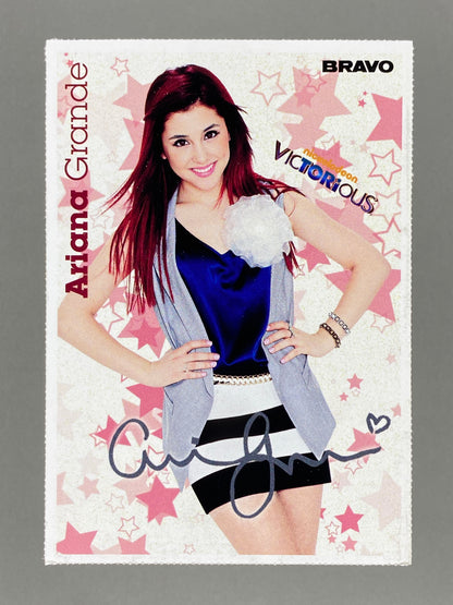 2011 Bravo Ariana Grande / Miranda Cosgrove Autogramm Karten (Germany) (Music)