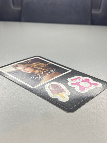 2011 Delhaize Taylor Swift Fearless Star & Tunes Sticker (Belgium) (Music)