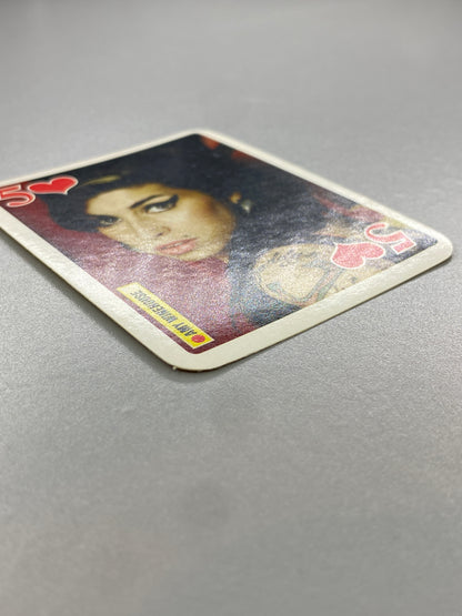 2007 Bravo Star Cards Amy Winehouse 5 of Hearts Brifcor (Romania) (Music)